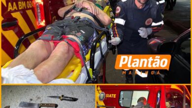 Fotos de Homem é baleado após ameaçar agentes da GCM com facão em Maringá