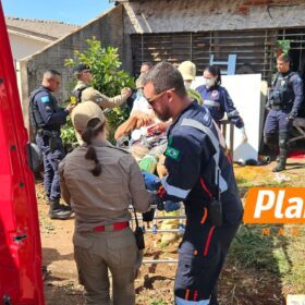 Fotos de Homem é esfaqueado abdômen após briga em Sarandi