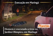 Fotos de Homem é executado a tiros no Jardim Olímpico, em Maringá
