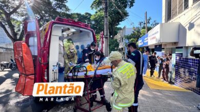 Fotos de Homem sofre queda de 6 metros em acidente de trabalho no Shopping Avenida Center em Maringá