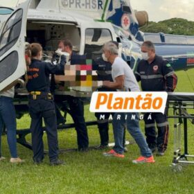 Fotos de Dois policiais rodoviários de Maringá ficam gravemente feridos após capotamento na PR-323, em Doutor Camargo