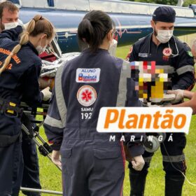 Fotos de Dois policiais rodoviários de Maringá ficam gravemente feridos após capotamento na PR-323, em Doutor Camargo