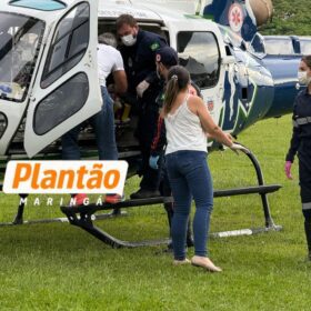 Fotos de Dois policiais rodoviários de Maringá ficam gravemente feridos após capotamento na PR-323, em Doutor Camargo