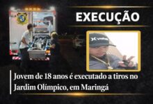 Fotos de Jovem de 18 anos é executado a tiros no Jardim Olímpico, em Maringá
