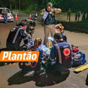 Fotos de Jovem fica em estado gravíssimo após motorista avançar preferencial em Maringá