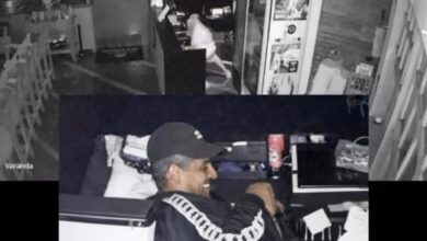 Fotos de Ladrão é flagrado por câmeras sorrindo ao furtar restaurante em Maringá