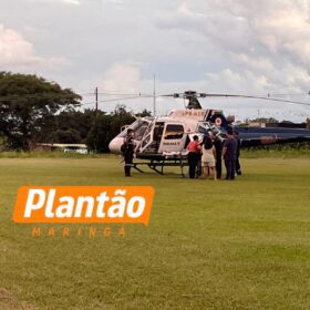 Fotos de Menino de 1 ano e seis meses dá entrada no Hospital Universitário de Maringá em estado grave após acidente com água quente