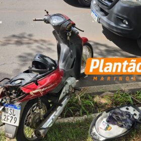 Fotos de Motociclista é Intubado e socorrido em estado gravíssimo após bater contra árvore em Maringá