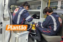 Fotos de Motociclista é Intubado e socorrido em estado gravíssimo após bater contra árvore em Maringá