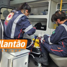 Fotos de Motociclista é Intubado e socorrido em estado gravíssimo após bater contra árvore em Maringá