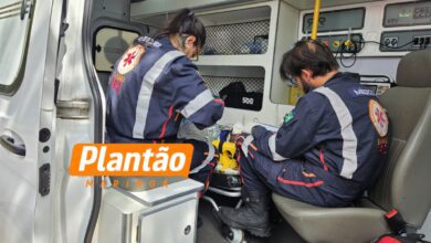 Fotos de Motociclista é Intubado e socorrido em estado gravíssimo após bater contra árvore em Maringá