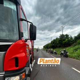 Motociclista é reanimado após grave acidente na BR-376 e transportado de helicóptero para hospital em Maringá Foto 4 Fotos de Motociclista é reanimado após grave acidente na BR-376 e transportado de helicóptero para hospital em Maringá