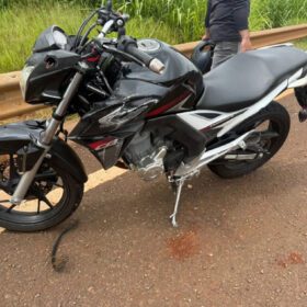 Fotos de Motociclista fica gravemente ferido após acidente na PR-323; motorista foge do local