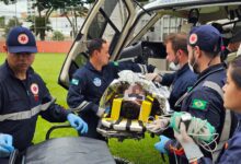 Fotos de Motociclista fica gravemente ferido após acidente na PR-323; motorista foge do local