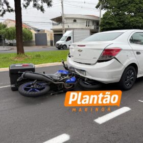 Motociclista sofre trauma no tórax após batida violenta na traseira de veículo em Maringá Foto 6 Fotos de Motociclista sofre trauma no tórax após batida violenta na traseira de veículo em Maringá