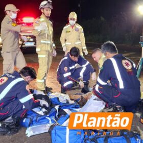 Fotos de Motociclista sofre três paradas cardíacas após grave acidente no Contorno Sul de Maringá