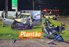 Fotos de Motociclista sofre três paradas cardíacas após grave acidente no Contorno Sul de Maringá