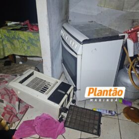 Fotos de Após colocar fogo na mulher, homem retorna à residência, tenta incendiar a casa e acaba preso enquanto dormia em uma barraca infantil em Sarandi