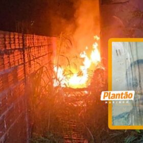 Fotos de Após colocar fogo na mulher, homem retorna à residência, tenta incendiar a casa e acaba preso enquanto dormia em uma barraca infantil em Sarandi