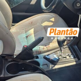 Fotos de Psicóloga é baleada após ter carro crivado de tiros em Maringá