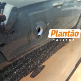 Fotos de Psicóloga é baleada após ter carro crivado de tiros em Maringá
