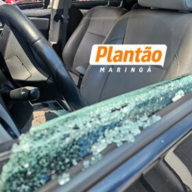 Fotos de Psicóloga é baleada após ter carro crivado de tiros em Maringá
