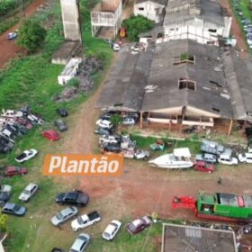 Fotos de Jovem é baleado ao tentar furtar depósito de veículos apreendidos da Polícia Civil em Maringá