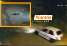 Fotos de Vídeo mostra criminoso fugindo e adolescente pedindo ajuda após atentado a tiros; vítima foi encaminhada para Maringá