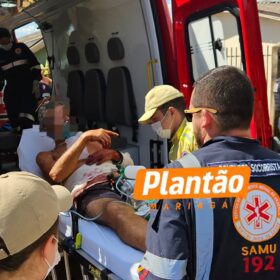 Fotos de Homem é esfaqueado abdômen após briga em Sarandi