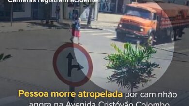 Fotos de Câmera de segurança registra atropelamento que matou pessoa na Avenida Cristóvão Colombo