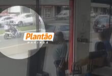 Fotos de Casal de empresários fica ferido após moto enroscar em fios soltos em Maringá