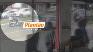 Fotos de Casal de empresários fica ferido após moto enroscar em fios soltos em Maringá