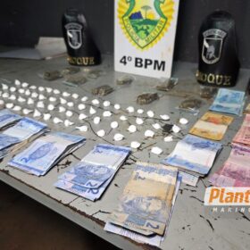 Choque realiza duas apreensões e prende suspeitos em Maringá Foto 2 Fotos de Choque realiza duas apreensões e prende suspeitos em Maringá