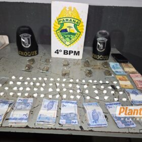 Choque realiza duas apreensões e prende suspeitos em Maringá Foto 1 Fotos de Choque realiza duas apreensões e prende suspeitos em Maringá