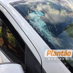 Fotos de Ciclista fica gravemente ferida após colidir contra carro no Conjunto Batel, em Maringá