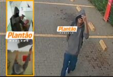 Fotos de Criminoso armado invade farmácia, ameaça funcionária e foge com dinheiro em Maringá