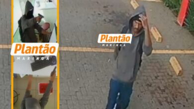 Fotos de Criminoso armado invade farmácia, ameaça funcionária e foge com dinheiro em Maringá