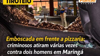 Fotos de Emboscada em frente a pizzaria: criminosos atiram várias vezes contra dois homens em Maringá