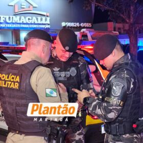Fotos de Emboscada em frente a pizzaria: criminosos atiram várias vezes contra dois homens em Maringá