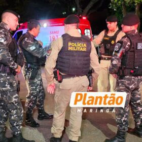 Fotos de Emboscada em frente a pizzaria: criminosos atiram várias vezes contra dois homens em Maringá