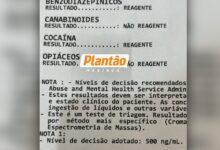 Fotos de Exames apontam presença de cocaína e benzodiazepínicos em bebê internada após suspeita de agressão em Sarandi