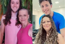 Fotos de Filho doa o próprio cabelo para mãe em tratamento contra o câncer em Sarandi