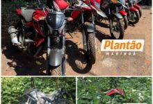 Fotos de GCM localiza “cemitério” de motos roubadas em Maringá