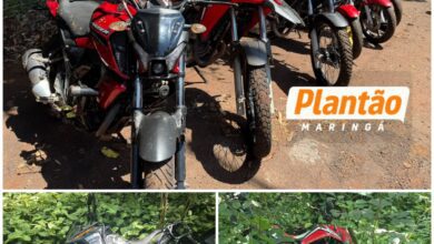 Fotos de GCM localiza “cemitério” de motos roubadas em Maringá