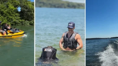 Fotos de Gusttavo Lima curte dias de descanso em Porto Rico e aproveita o Rio Paraná com a família; veja vídeos
