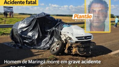 Fotos de Homem de Maringá morre em grave acidente na BR-376 entre Mandaguari e Marialva