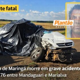Fotos de Homem de Maringá morre em grave acidente na BR-376 entre Mandaguari e Marialva