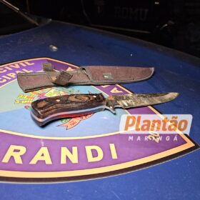 Fotos de Homem é baleado após ameaçar atear fogo na esposa, nos filhos e atacar equipe da Guarda Civil Municipal em Sarandi