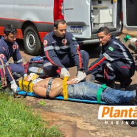 Fotos de Homem é brutalmente espancado em Sarandi e fica em estado grave
