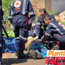 Fotos de Homem é brutalmente espancado em Sarandi e fica em estado grave